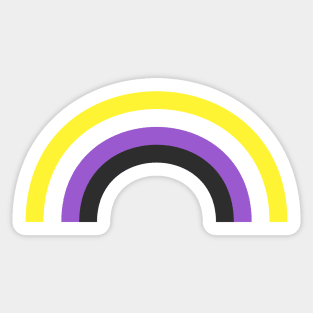 NB Pride Rainbow Sticker